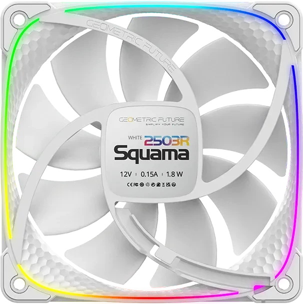 Geometric Future Squama 2503RW, reverse, weiß, 120mm