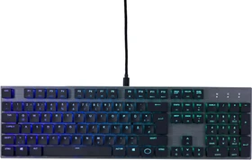 Cooler Master SK650, LEDs RGB, MX LOW PROFILE RGB RED, USB, DE