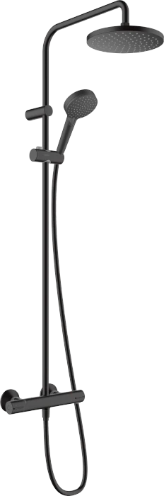 Hansgrohe Vernis Blend Showerpipe 200 1jet mit Thermostat mattschwarz