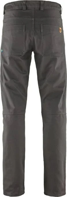Fjällräven Greenland Canvas Jeans Hose lang dunkelgrau (Herren)