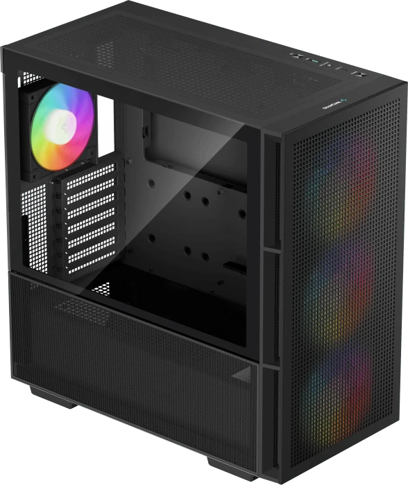 DeepCool CH560, schwarz, Glasfenster
