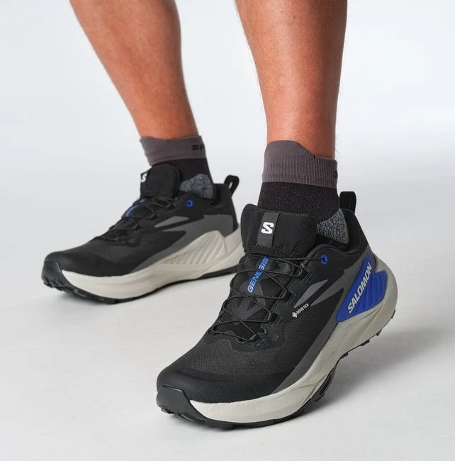 Salomon Genesis Gore-Tex black/lunar rock/french blue (Herren)