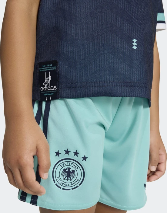 adidas FIFA WM 2026 Deutschland Kids Auswärtsausrüstung flash aqua (Junior)