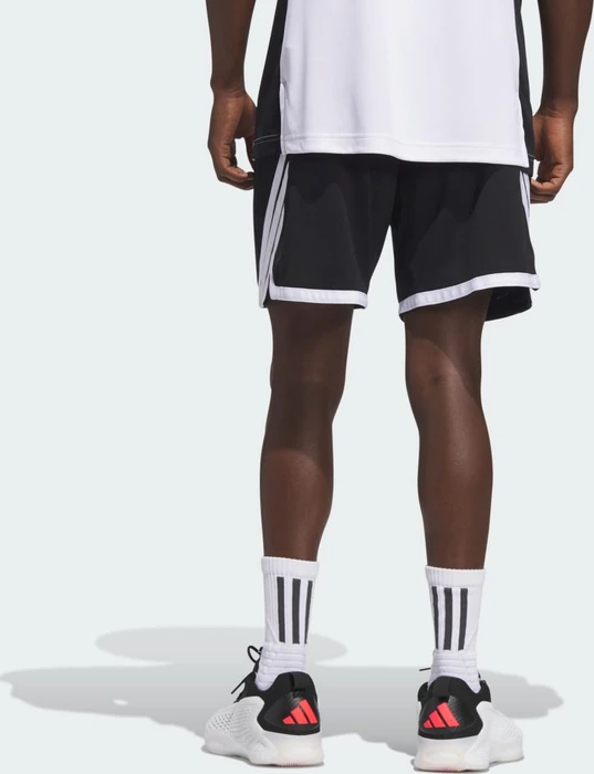 adidas 3G Speed Reversible Basketball Aeroready Trainingshose kurz schwarz/weiß (Herren)
