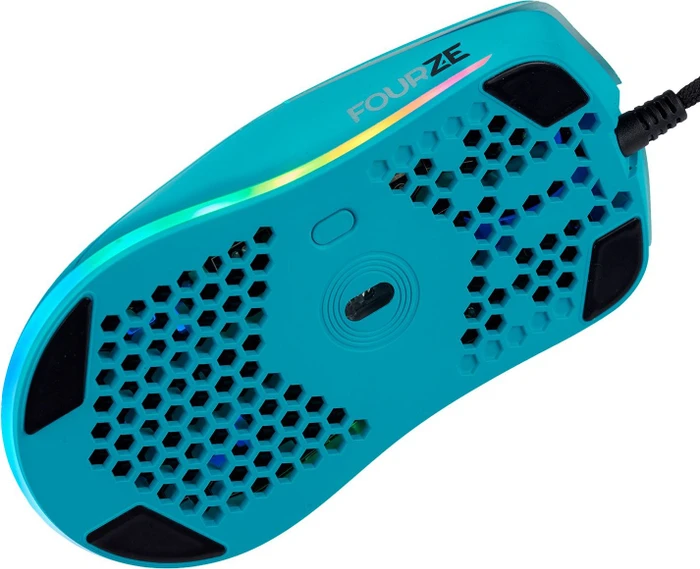 FourZE GM800 Gaming Mouse türkis, USB