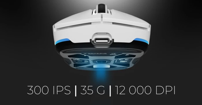 Genesis Zircon 660 Wireless Ultra-Lightweigt Gaming Mouse weiß, USB/Bluetooth