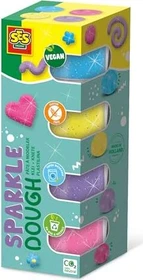 Ses Creative Feel good Knete 4er-Pack sparkle