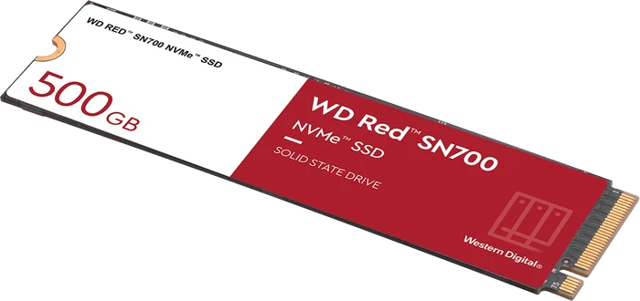 Western Digital Red SN700 NVMe NAS SSD - 1DWPD 500GB, M.2 2280 / M-Key / PCIe 3.0 x4
