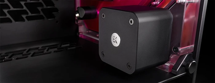 EK Water Blocks EK-Quantum Torsion A60 Black Limited Edition, schwarz, Glasfenster