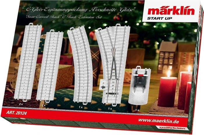 Märklin - Start up Spur H0 Gleis - C-Gleis-Ergänzungspackung Verschneite Gleise