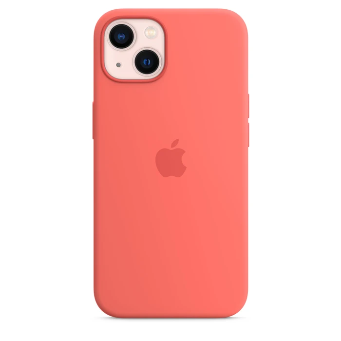 Apple Silikon Case mit MagSafe für iPhone 13 pink pomelo