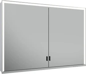 Keuco Royal Lumos Spiegelschrank für Wandvorbau, 2 lange Türen, 105x73.5cm