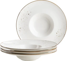 Mäser Pintar Gourmetteller beige/braun, 4 Stück