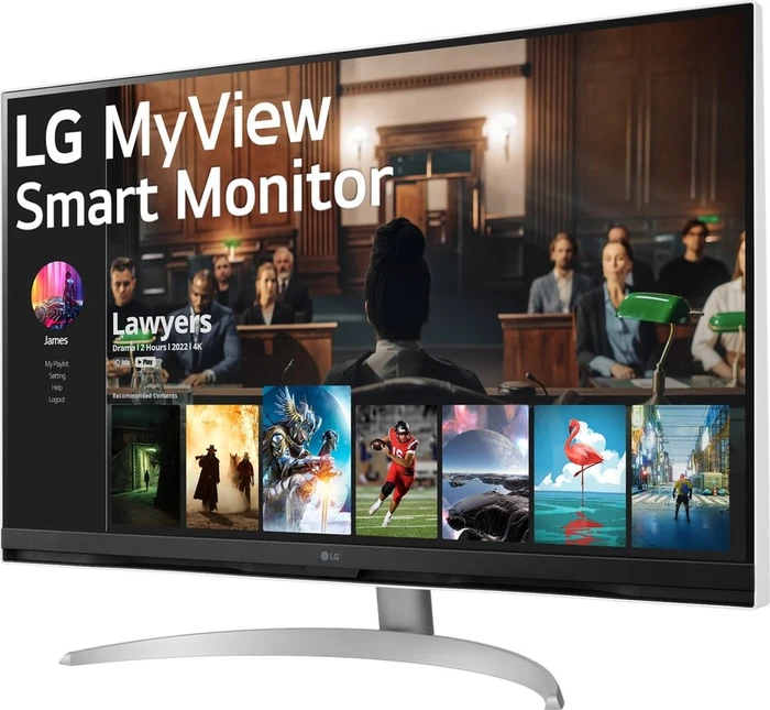 LG MyView Smart Monitor 32SQ700S-W, 31.5"