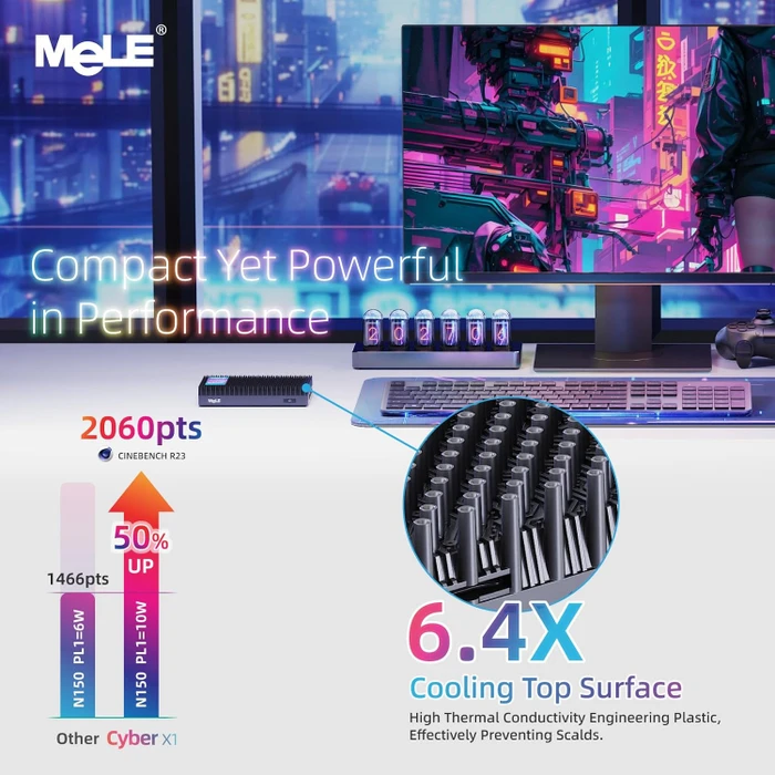 MeLE Cyber X1, N150, 16GB RAM, 512GB SSD