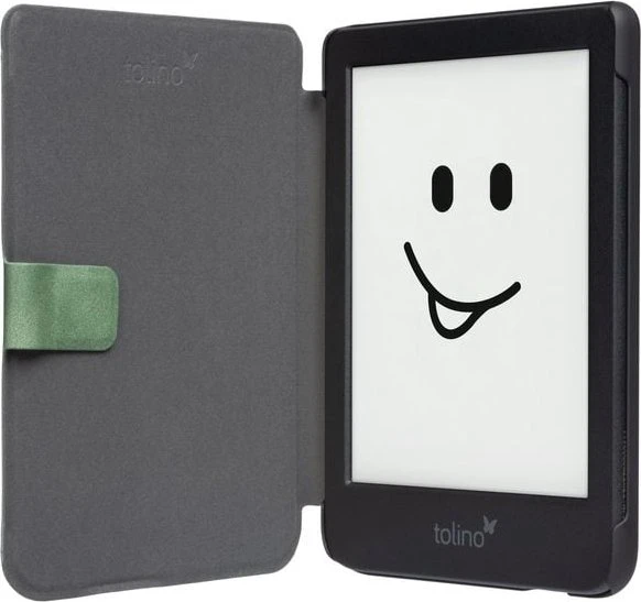 tolino shine Slim Cover, PU, semicircle green