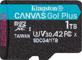 Kingston Canvas Go! Plus Gen4 R200/W160 1TB, UHS-I U3, A2, Class 10