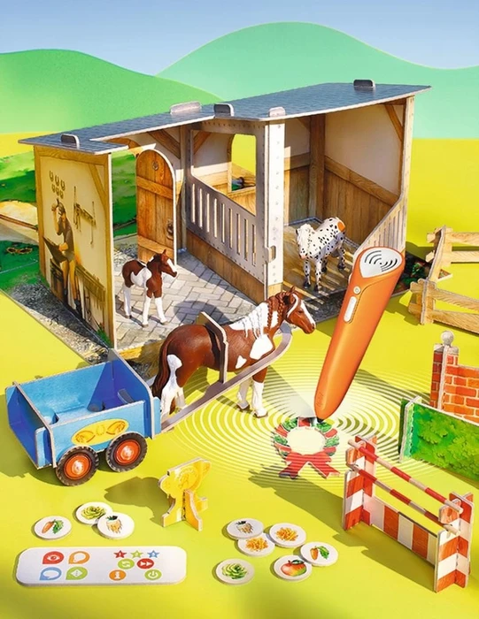 Ravensburger tiptoi Spielfigur: Tier-Set Reiterhof
