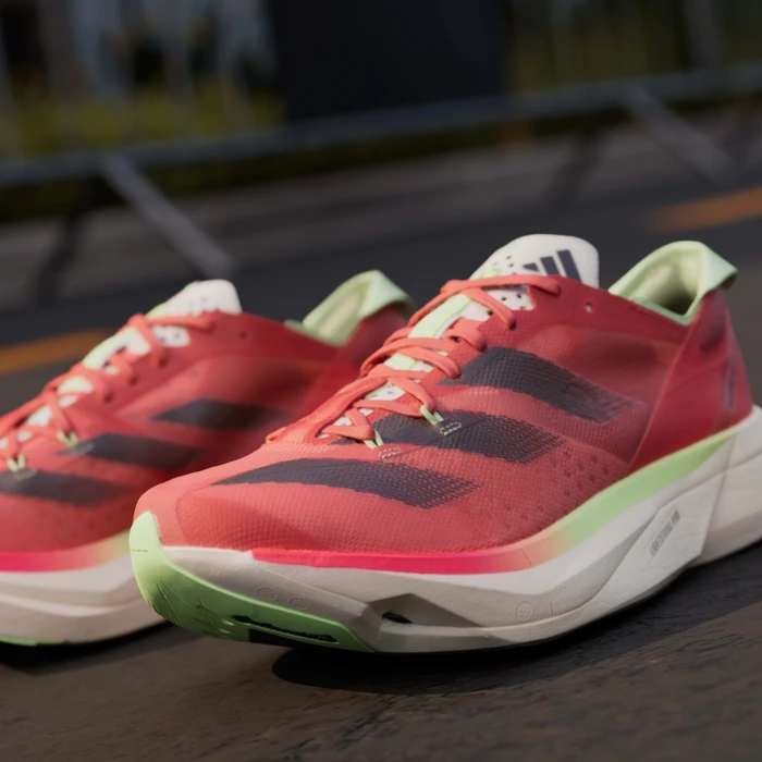 adidas Adizero Adios Pro 3 preloved scarlet/aurora metallic/solar red (Damen)