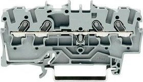 Wago Durchgangsklemme Serie 2001 mit Push-in CAGE CLAMP