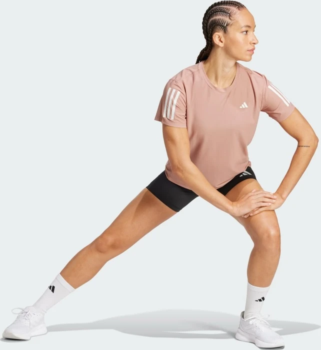 adidas Own The Run Laufshirt kurzarm warm clay (Damen)