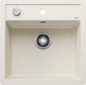Blanco Dalago 5-F Einbau Becken mittig mit Ablauffernbedienung softweiß