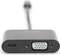 Digitus USB-C auf VGA Multiport Adapter schwarz Vorschaubild