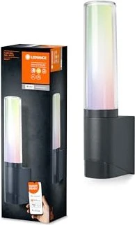 Osram Ledvance SMART+ Outdoor WiFi Flare Wall 7.5W Wandleuchte dunkelgrau