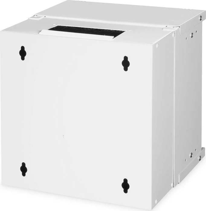 Digitus Professional SoHo Pro Line 10" Wandgehäuse 6HE, unmontiert, Sicherheitsglastür, IP20, RAL 7035, 300mm tief