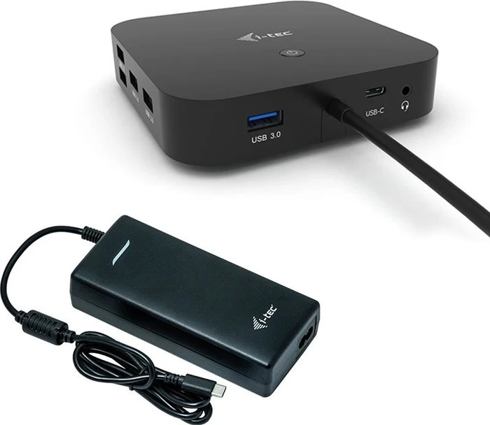 i-tec USB-C Dual Display Docking Station, inkl. Netzteil, USB PD 100W, USB-C 3.1 [Stecker]