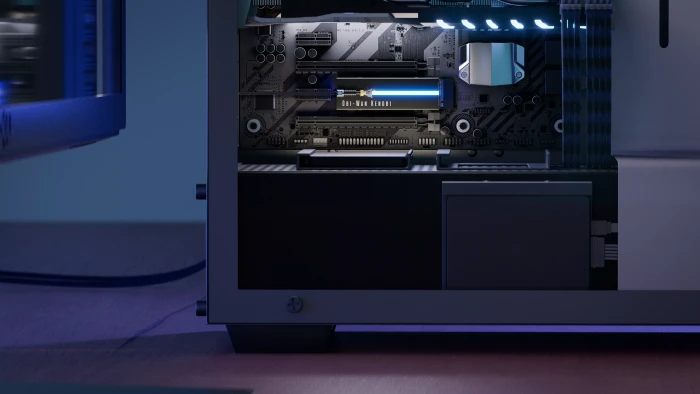 Seagate FireCuda 530 Heatsink SSD +Rescue - Lightsaber Collection Special Edition 2TB, M.2 2280 / M-Key / PCIe 4.0 x4, Kühlkörper