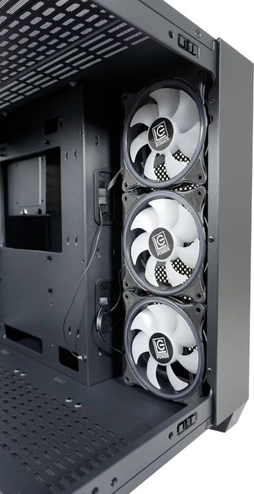 LC-Power Gaming 809B Dark Storm_X, Glasfenster