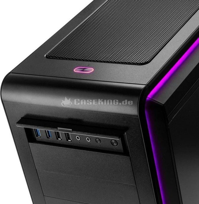 Phanteks Enthoo Luxe Tempered Glass schwarz, Glasfenster