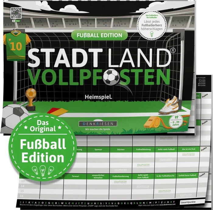 Stadt Land Vollpfosten - Fußball Edition - Heimspiel