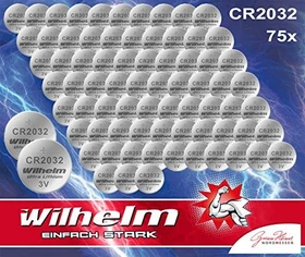 Wilhelm CR2032, 75er-Pack
