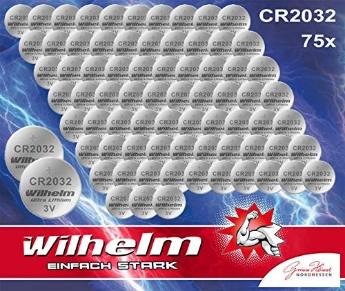 Wilhelm CR2032, 75er-Pack