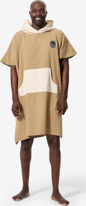 Decathlon Nabaiji Surf Poncho 500 Handtuch beige