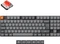 Keychron K13 Max, TKL+NUM, grau/orange, LEDs RGB, hot-swap, Gateron LOW PROFILE 2.0 RED, USB/Bluetooth, DE Vorschaubild