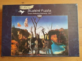 Bluebird Puzzle Salvador Dalí Swans Reflecting Elephants, 1937