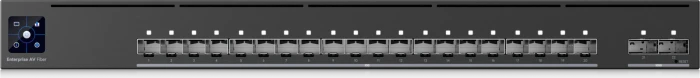 Ubiquiti UniFiSwitch Enterprise Audio/Video Fiber Rackmount 10G Managed Switch, 20x SFP+, 4x QSFP28