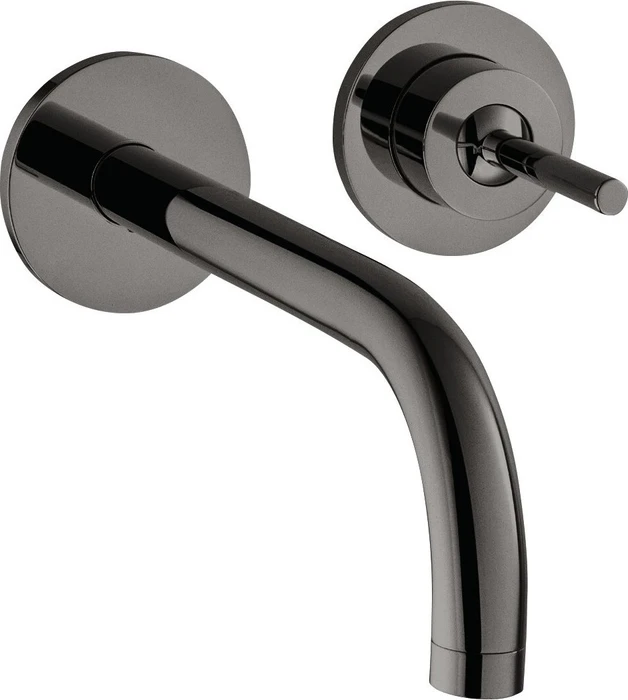 Hansgrohe Axor Uno Waschbeckenarmatur 165mm Ausladung polished black chrome