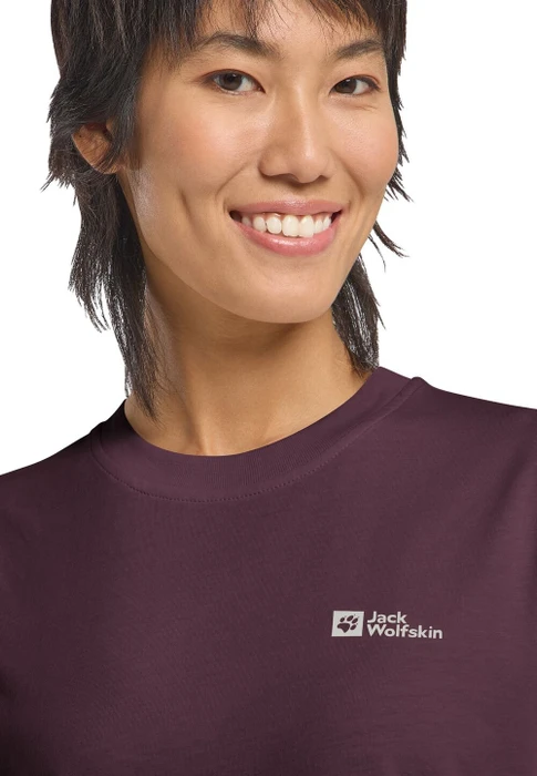 Jack Wolfskin Essential T-Shirt kurzarm amaranth (Damen)