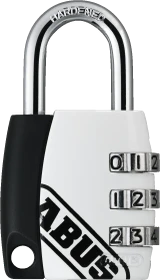 ABUS 155/30 weiß, Zahlenschloss