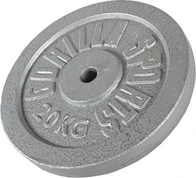 Gorilla Sports Gusseisen Hantelscheibe 20kg