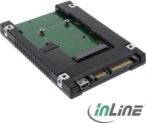 INLINE Laufwerksadapter 2,5", SATA auf mSATA SSD Image