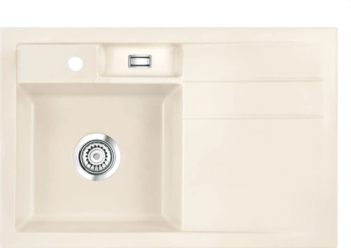 systemceram Bela 78 Einbau Becken links jasmin