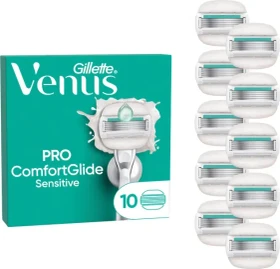 Gillette Venus Comfortglide Sensitive Rasierklinge, 10 Stück