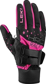 Leki HRC Race Shark Skihandschuhe schwarz/rosa