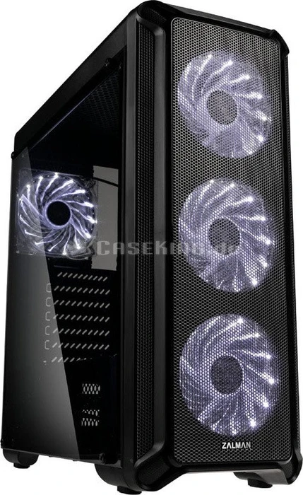 Zalman i3, schwarz, Acrylfenster