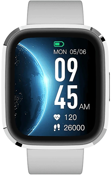 Garett Electronics GRC Style mit Silikonarmband silber